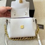 Versace La Medua Small Leather Tote 20cm - Image 3