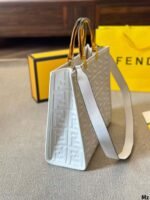 Fendi Sunshine Medium Bag White 35cm 8BH386AMCVF0QVL - Image 6