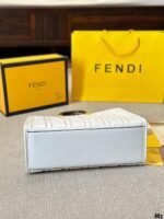 Fendi Sunshine Medium Bag White 35cm 8BH386AMCVF0QVL - Image 5