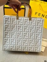 Fendi Sunshine Medium Bag White 35cm 8BH386AMCVF0QVL - Image 3