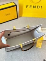 Fendi Sunshine Medium Bag White 35cm 8BH386AMCVF0QVL - Image 7