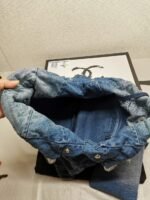 Chanel 22 Handbag Washed Denim Blue 41cm AS3261 B10439 NM981 - Image 9