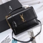 Saint Laurent Sunset Medium Black 25Cm - Image 2