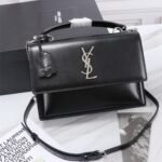 Saint Laurent Sunset Medium Mirror Effect Black 25Cm - Image 2