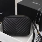 Saint Laurent Lou Camera Bag Black 23cm - Image 3