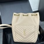 Saint Laurent Mini Joe Bag In Cream 19Cm - Image 3