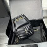 Saint Laurent Mini Joe In Lambskin Black 19Cm - Image 3