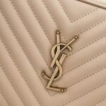 Saint Laurent Lou Camera Bag Dark Beige 23Cm - Image 4