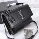 Saint Laurent Sunset Medium Mirror Effect Black 25Cm - Image 4