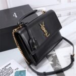 Saint Laurent Sunset Medium Black 25Cm - Image 5