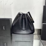 Saint Laurent Paris Vii Small Hobo In Grained Leather 30cm - Image 5