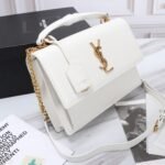 Saint Laurent Sunset Medium White 25Cm - Image 6