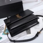 Saint Laurent Sunset Medium Black 25Cm - Image 7