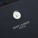 Saint Laurent Kate Small In Grain De Poudre Mirror Effect Black 20Cm - Image 7