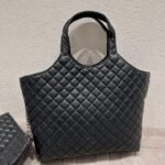 Saint Laurent Icare Maxi Shopping Bag Matte Black Hardware 40cm - Image 6