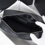 Saint Laurent Lou Camera Bag Silver Metal Black 23Cm - Image 8