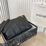 Saint Laurent Puffer Small Black 28cm 5774761el071000 - Image 8