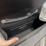 Saint Laurent Kate Medium In Grain De Poudre Mirror Effect Black 24cm - Image 7