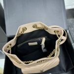 Saint Laurent Mini Joe Bag In Cream 19Cm - Image 8