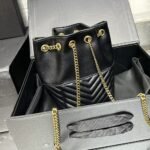 Saint Laurent Mini Joe In Lambskin Black 19Cm - Image 8