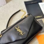 Saint Laurent Calypso Small In Black 27cm 734153AACQO1000 - Image 3