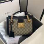 Gucci Padlock Small Shoulder Bag Black 26cm 498156 KHNKG 9769 - Image 4