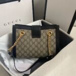 Gucci Padlock Small Shoulder Bag Black 26cm 498156 KHNKG 9769 - Image 5