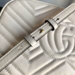 Gucci GG Marmont Small Shoulder Bag White 24cm ‎447632 DTD1T 9022 - Image 4