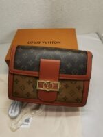 Perfect Match: Louis Vuitton Dauphine MM 25cm X Louis Vuitton Dauphine Compact Wallet 12cm - Image 7