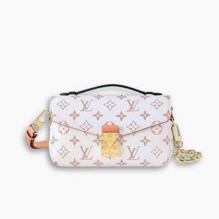 Louis Vuitton Pochette Métis East West Monogram Peach 21cm M46914
