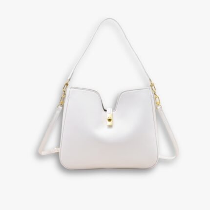Louis Vuitton Large Hobo Bag White 36Cm