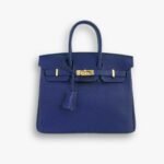 Hermes Birkin 30 Blue Navy Gold Hardware 30Cm