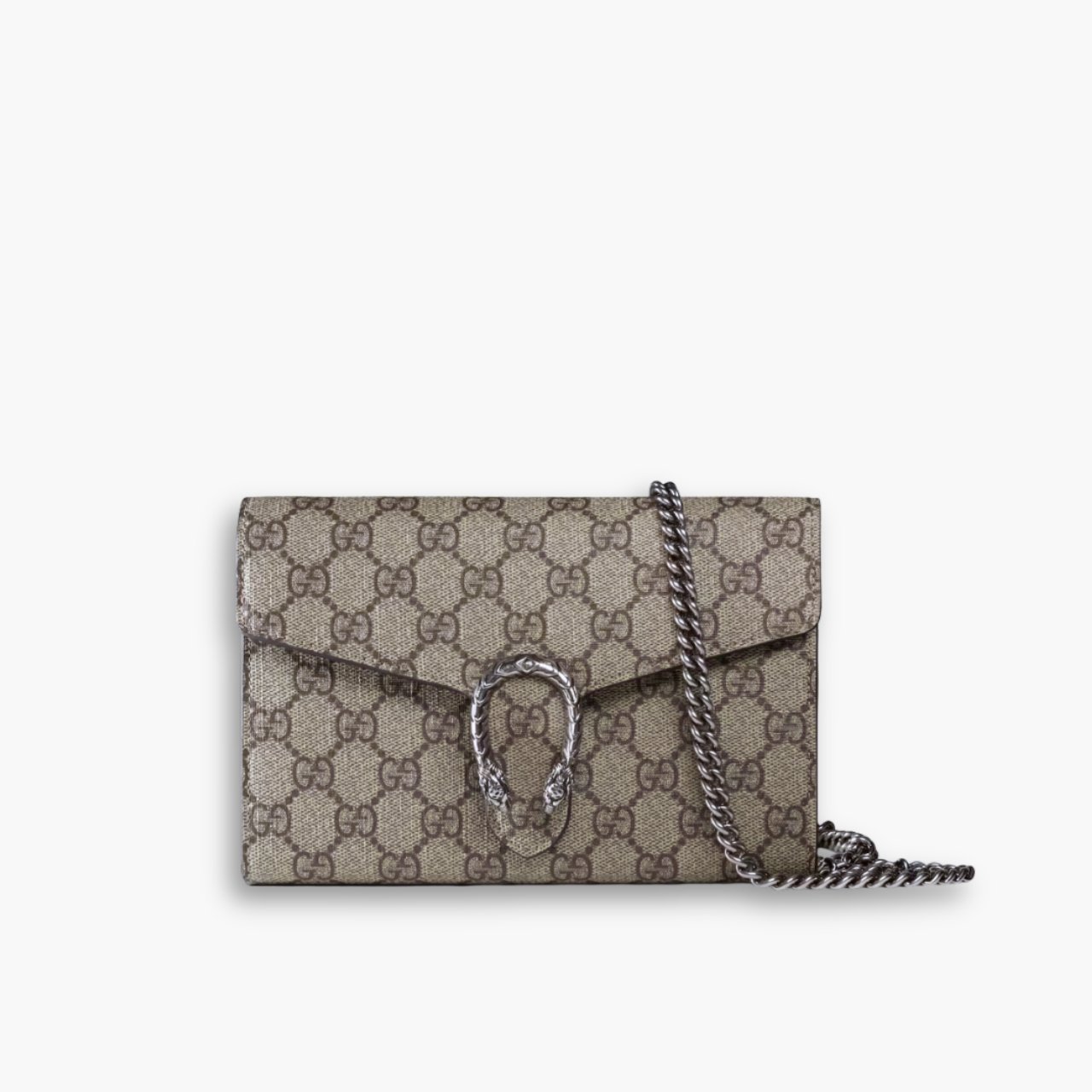 myelegous-1280-x-1280-px-5-2.jpg Gucci Dionysus GG Supreme Chain Wallet Beige And Ebony 20Cm 401231 KHNSN 8642 - Image 1