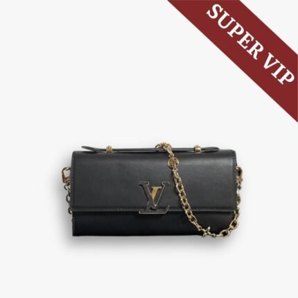 Super Vip 1:1 – Louis Vuitton Wallet On Chain Capucines Black 23Cm