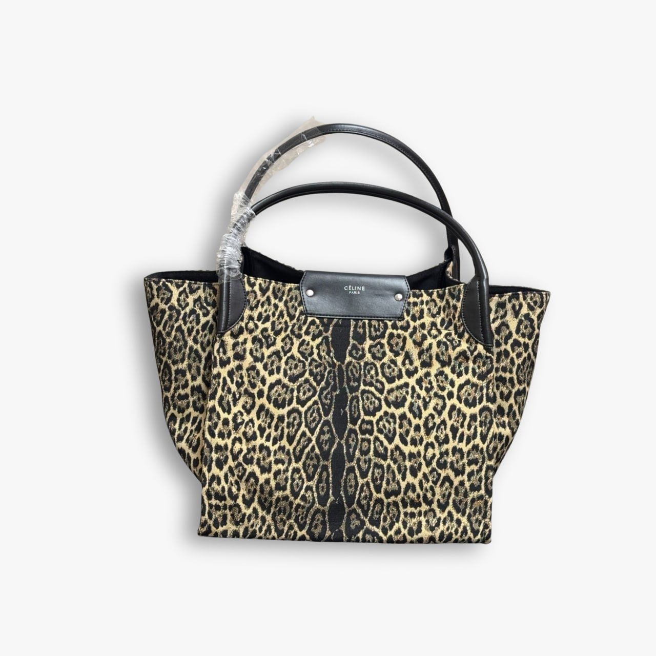 myelegous-1280-x-1280-px-74.jpg Celine Leopard Print Canvas Tote Bag 32Cm - Image 1