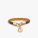 Louis Vuitton Tribute Charm Bracelet Brown M6442E