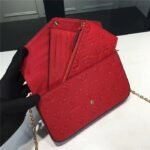 Louis Vuitton Félicie Pochette Red 21cm M63700 - Image 4